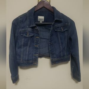 Cherokee Denim Jean Jacket Size M (7/8)